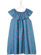 Stella Mccartney Kids Teen Cherry Print Dress - Blue