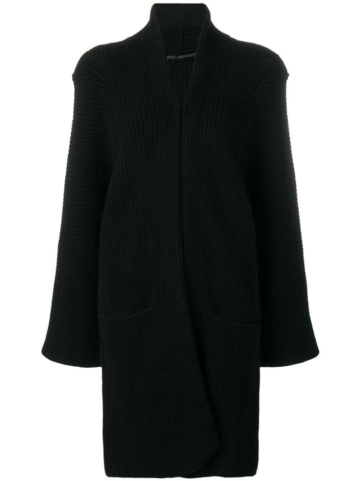 Haider Ackermann Ribbed Knit Cardigan - Black