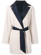 Max Mara Reversible Belted Coat - Neutrals