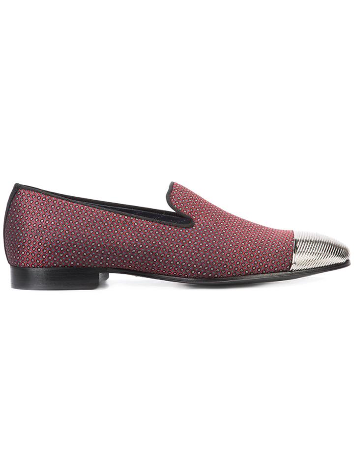 Louis Leeman Printed Slippers - Red