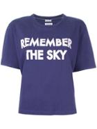 Each X Other 'remember The Sky' T-shirt, Women's, Size: Medium, Blue, Cotton