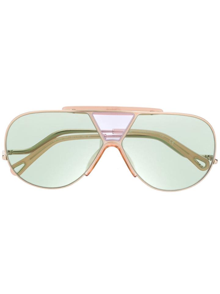 Chloé Eyewear Oversized Sunglasses - Neutrals