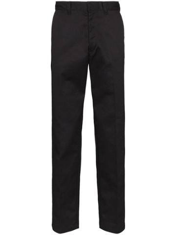 Wacko Maria Straight-leg Chino Trousers - Black