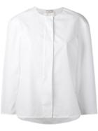 Veronique Leroy - Collarless Shirt - Women - Cotton - 42, White, Cotton