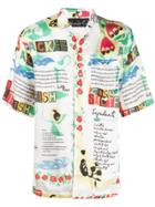 Martine Rose Ackee Print Shirt - White