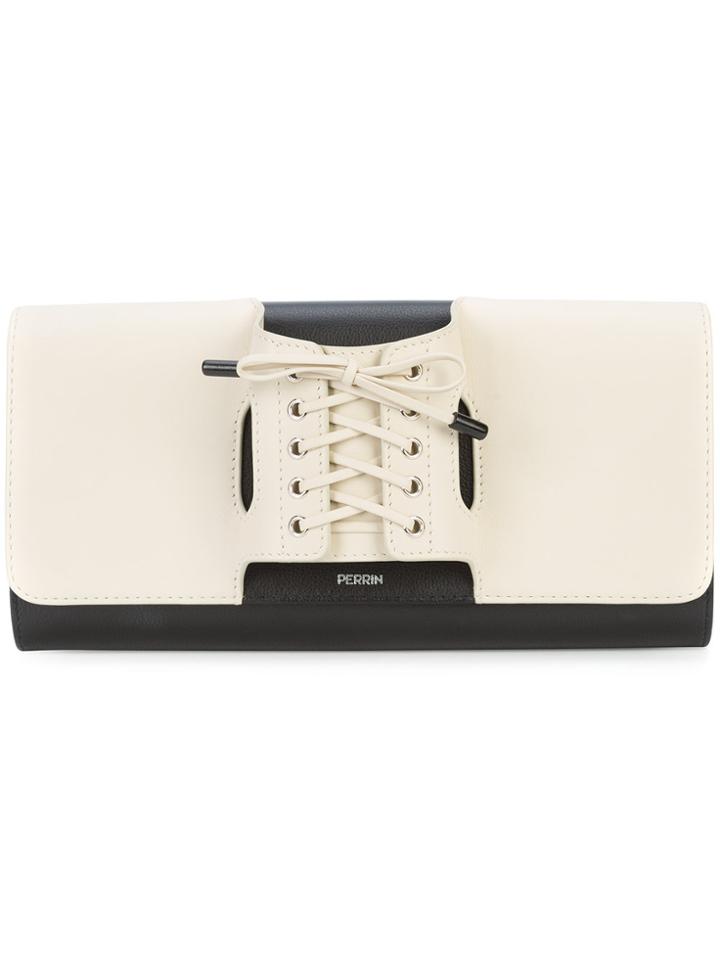 Perrin Paris Corset Clutch Bag - Nude & Neutrals