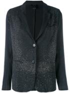 Avant Toi - Two Button Blazer - Women - Cotton/linen/flax/polyamide/cashmere - M, Blue, Cotton/linen/flax/polyamide/cashmere