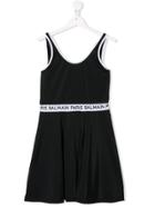 Balmain Kids Teen Branded Band Dress - Black