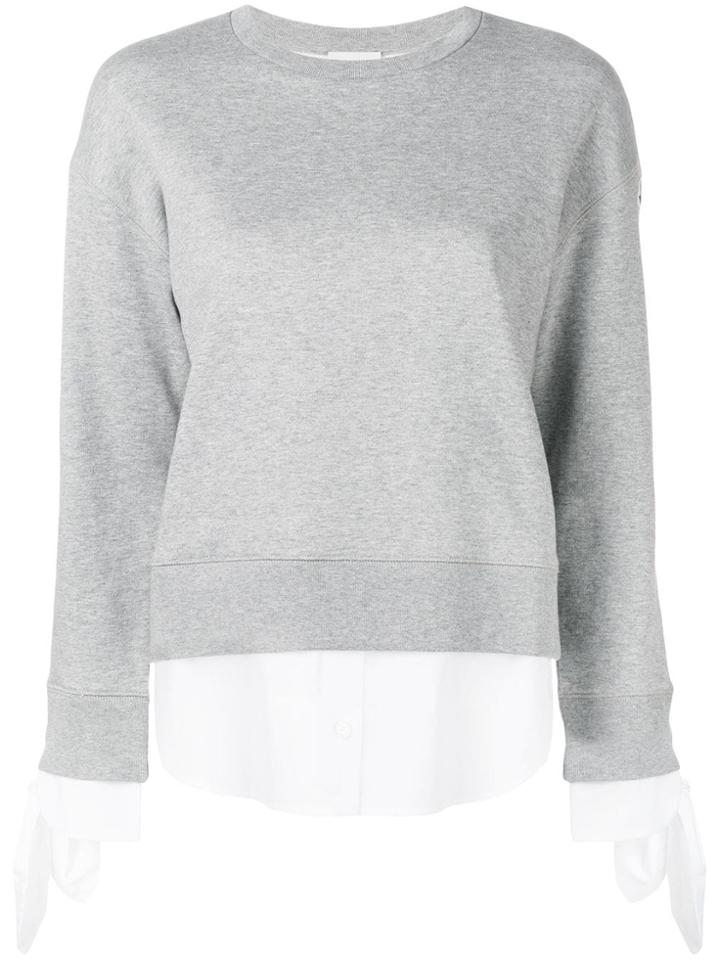 Moncler Grey Knitted Sweater