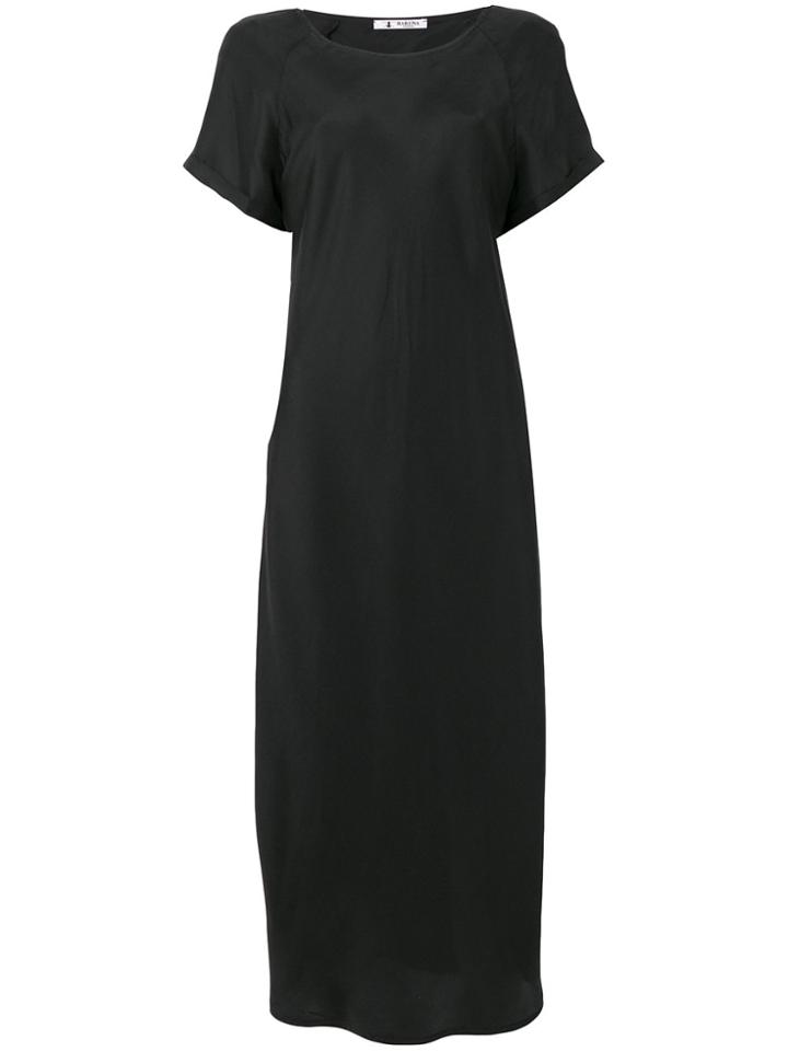 Barena Short Sleeve Midi Dress - Black