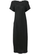 Barena Short Sleeve Midi Dress - Black