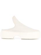 Agl Open Heel Mules - White