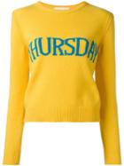 Alberta Ferretti Thursday Jumper, Women's, Size: 38, Yellow/orange, Cashmere/wool