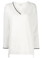 Pringle Of Scotland Knitted Sweatshirt - White