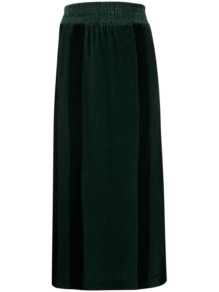 Golden Goose Velvet Midi Skirt - Black