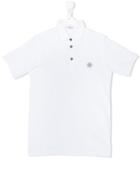 Stone Island Junior - Teen Classic Polo Shirt - Kids - Cotton - 14 Yrs, White