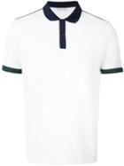 Moncler Classic Polo Shirt, Men's, Size: Medium, White, Cotton