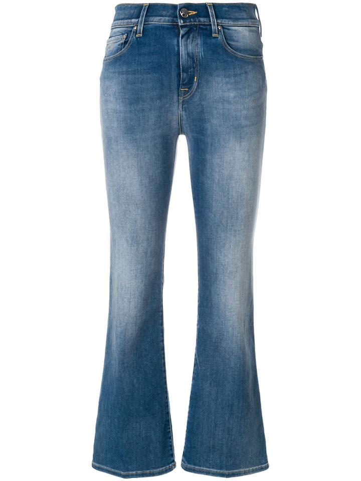Jacob Cohen Frida Crop Flare Jeanswa - Blue