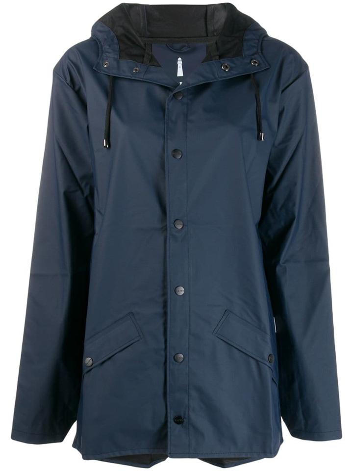 Rains Short Raincoat - Blue