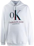 Calvin Klein Jeans Est. 1978 3d Logo Hoodie - White