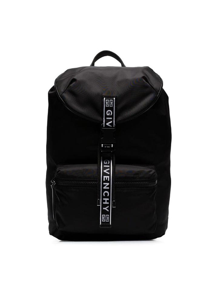 Givenchy Black And White 4g Packaway Backpack