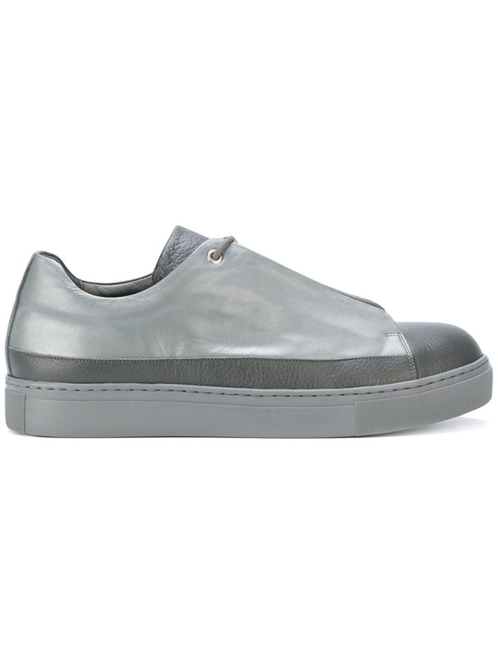 Issey Miyake Men Platform Trainers - Grey