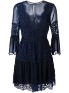 Perseverance London Lace Dress, Women's, Size: 8, Blue, Cotton/nylon/polyester/rayon