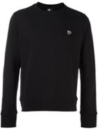Paul Smith Jeans Patch Logo Sweatshirt, Men's, Size: Medium, Black, Cotton