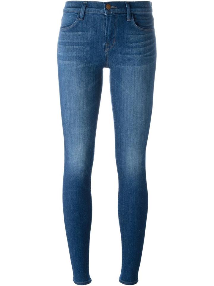 J Brand Super Skinny Jeans, Women's, Size: 24, Blue, Cotton/polyester/spandex/elastane