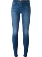J Brand Super Skinny Jeans, Women's, Size: 24, Blue, Cotton/polyester/spandex/elastane