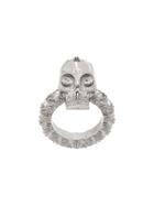 Alexander Mcqueen Skull Ring - Silver