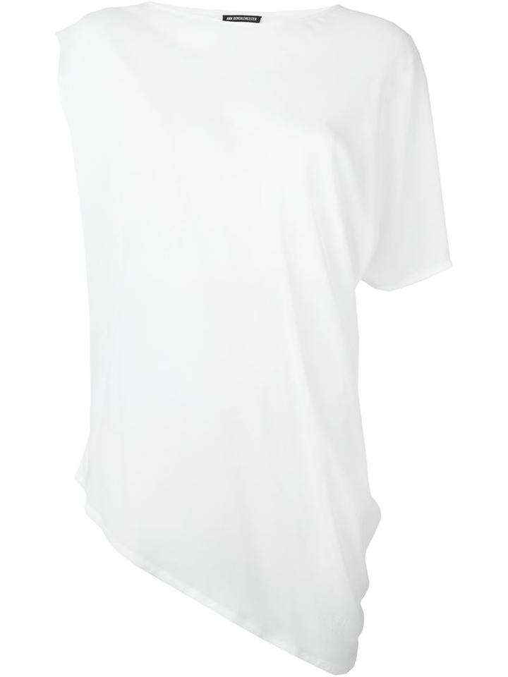 Ann Demeulemeester Long Asymmetric Blouse