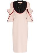 Duran Lantink Zip Neck Midi Dress - Pink