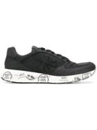 White Premiata Air Force Sneakers - Black