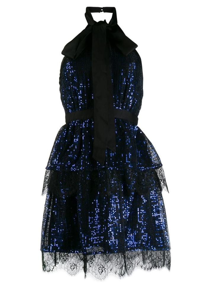 Self-portrait Sequin Dress - Blue