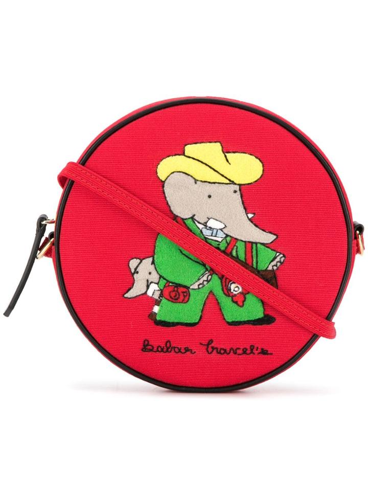 Olympia Le-tan Babar Travels Shoulder Bag - Red