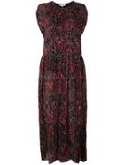 Iro 'agneska' Long Dress, Women's, Size: 38, Red, Cotton/viscose