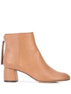 Agl Heeled Ankle Boots - Brown