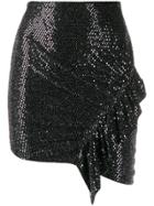 Iro Ruffle Mini Skirt - Black