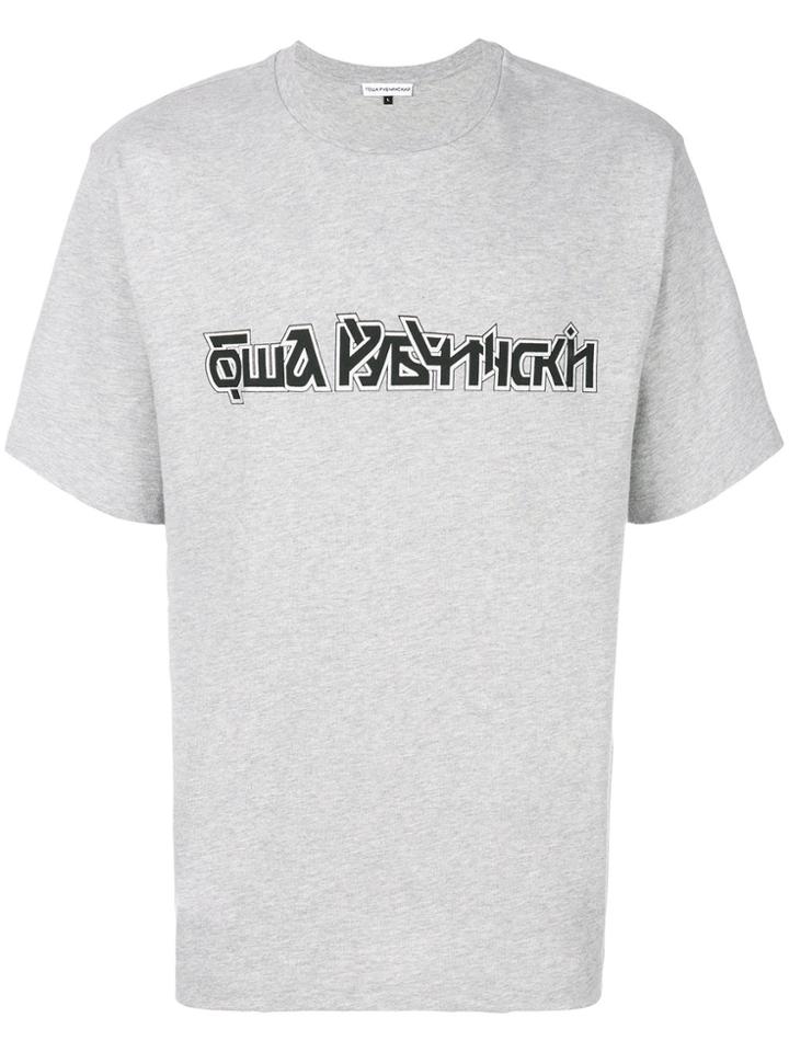Gosha Rubchinskiy Logo Patch T-shirt - Grey