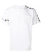Sacai Barbed Flower Print T-shirt - White