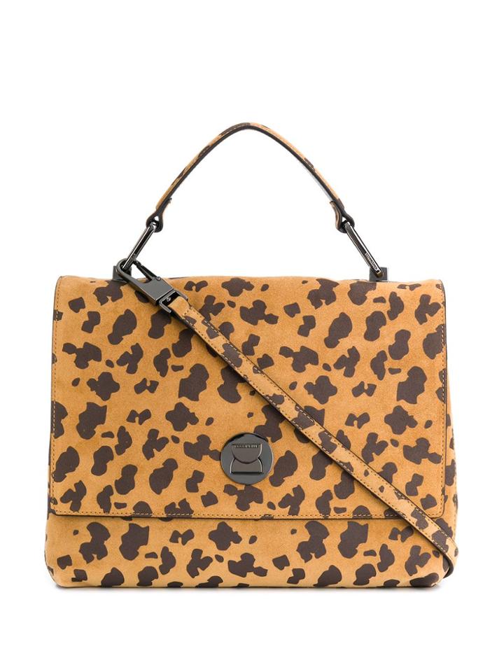 Coccinelle Liya Leopard Print Tote - Neutrals