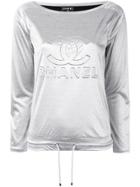 Chanel Pre-owned Cc Drawstring Top - Grey