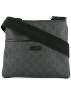 Gucci Vintage Gg Pattern Crossbody Bag - Black