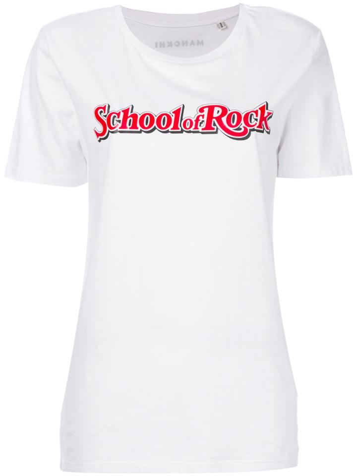 Manokhi School Of Rock T-shirt - White