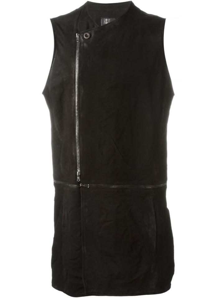 Lost & Found Ria Dunn Zipped Gilet - Black