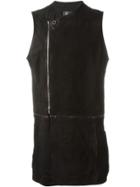 Lost & Found Ria Dunn Zipped Gilet - Black