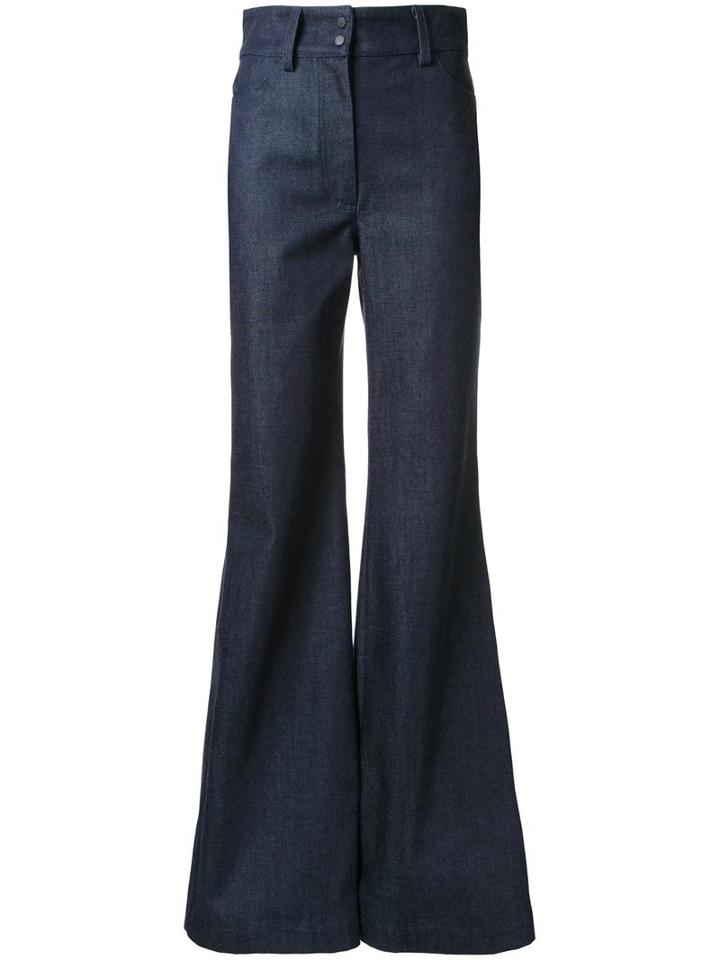 Vilshenko - Flared Jeans - Women - Cotton/wool - 8, Black, Cotton/wool