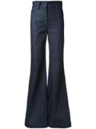 Vilshenko - Flared Jeans - Women - Cotton/wool - 8, Black, Cotton/wool