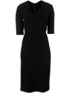Joseph Cowl Neck Dress, Women's, Size: 44, Black, Viscose/acetate/spandex/elastane